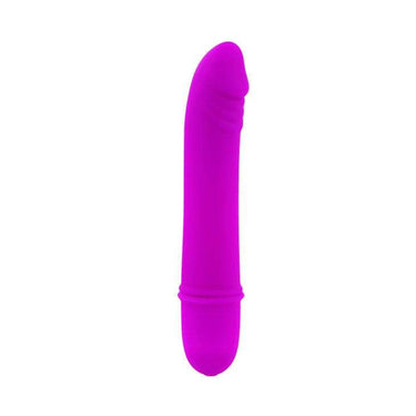 Vibratore Mini Elegante in Silicone con 10 Modalità di Vibrazione Viola